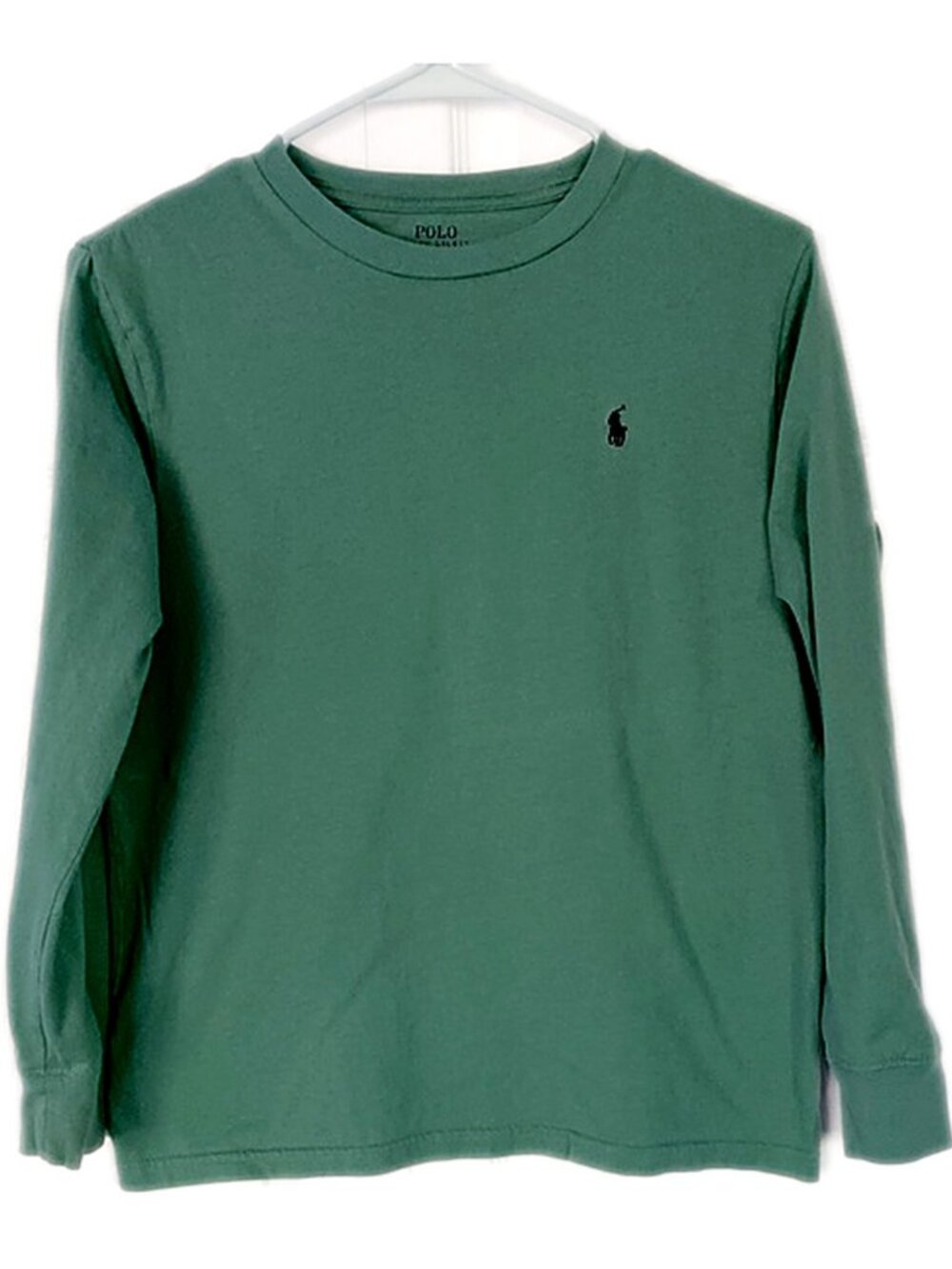 Polo Ralph Lauren Long Sleeve Shirt Green Cotton size L